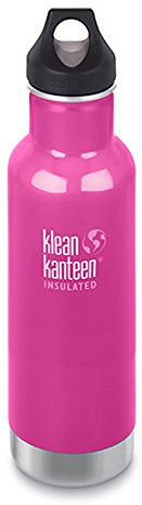 Klean Kanteen Erwachsene Classic Vakuumisoliert mit Loop Cap Trinkflasche, Wild Orchid, M