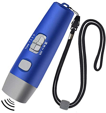 Mliu Sifflet électronique, Volume réglable à 3 tonalités et 3 Niveaux, sifflet hygiénique Sportif Polyvalent Sifflet à Main à décibels élevé avec Cordon, pour entraîneur, Police, Enseignant
