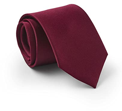 THE SAVILE ROW COMPANY LONDON Men's Luxury 100% Silk Plain Tie | Formalwear, Suit Accessory, Business, Wedding, Funeral, Shirt Necktie