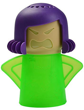 Nettoyeur Vapeur de Four à Micro-ondes,Angry Mama Nettoyeur Vapeur de Four à Micro-ondes Cuit Vapeur Micro-ondes Désinfecte avec du Vinaigre et de l'eau pour Cuisines