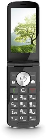 Emporia TOUCHsmart.3 New Edition, 4G Handy für Senioren, dedizierte Taste für Whatsapp und Messaging-App, hohe Lautstärke, 3.25 Farbdisplay, Ladestation, Schwarz