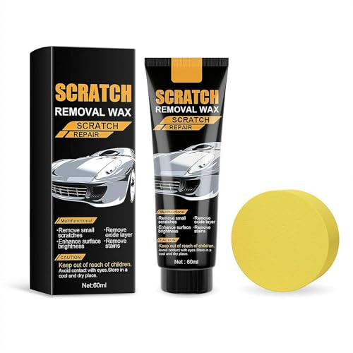 Car Scratch Remover,2025 New T Cut Scratch Remover for Deep Scratches,Removes Scratches Anti-Car Scratch Repair,Car Wax Scratches Remover for Vehicles with Wipe Sponge
