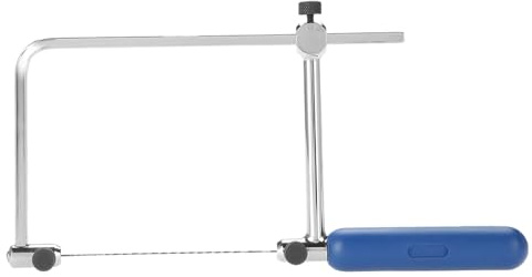 Depisuta Cadre de Scie Artisanal en Métal, Bois et Plastique, Bijoux, Ensemble de Lames de Scie Spirale en Forme de U, en Acier à Haute Teneur en Carbone pour le Travail des Métaux, Fournitures