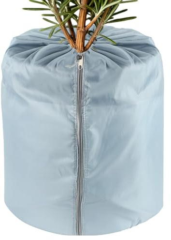 Panni antigelo per piante da esterno, copertura per piante da gelo, protezione antivento con cerniera con coulisse, per aiuole rialzate da giardino, cespuglio, rose, alberi da coltivare, palme, agrumi