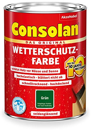 Consolan Wetterschutz-Farbe; 0,75 ml; Grün