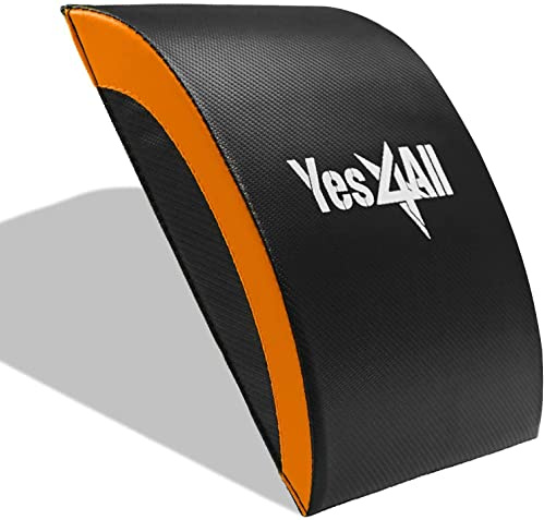 Yes4All Bauchmuskel-Matte, Ab Übung Matte Core Trainer , Gymnastikmatte mit Steißbein Schutzpolster/Bauchkeil - Bauchmatte Unterstützung für Abdominal Training, Sit-Up-Pad Bauch