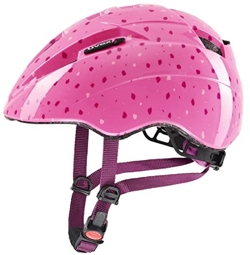uvex Kid 2 - Leichter Fahrradhelm für Kinder - individuelle Größenanpassung - pink Confetti - 46-52 cm