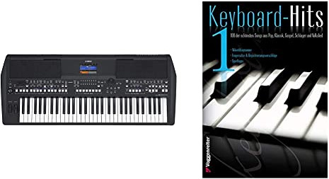 Yamaha PSR-SX600 Digital Keyboard, schwarz – Hochwertiges Digital Arranger Workstation Keyboard & Keyboard-Hits 1: 100 der schönsten Songs aus Pop, Klassik, Gospel, Schlager und Volkslied