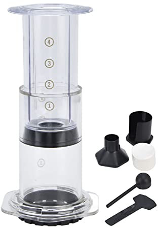 Cafetero with portable hand pressure, teapot with drip filter of home cooking, office, travel, camp