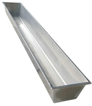 KiBcsLic Livestock Feed Trough Heavy Duty Pig Feeding Container for Alpacas Sheep Cow