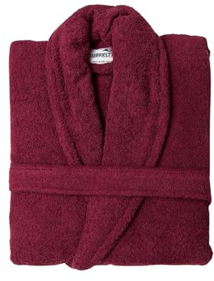 Umbrella Outdoors Premium Cotton Terry Toweling Bathrobe - Unisex Spa & Hotel Quality Gown, Extra Soft & Absorbent Thick Towel Bathrobes for Men & Women Towel