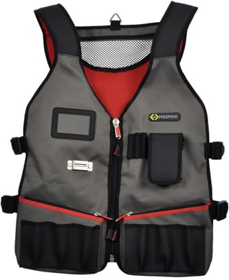 C.K Magma Profi Arbeitsweste, Werkzeugweste Techniker 14 Taschen, Werkzeug Weste Elektriker, Arbeitswesten, Arbeitsbekleidung, Arbeits Westen, Werkzeugtasche Electrician, Tool Vest Chest Rig MA2729