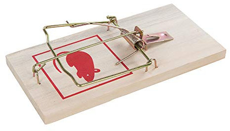 Fixman 197672 Piège à Rat en Bois Dur