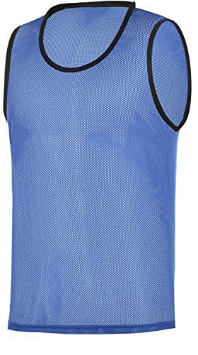 RHINOS sports Premium Trainingsleibchen | Größe 128 | Gelb | Markierungshemd für Sport, Fußball, Handball | Für Kinder