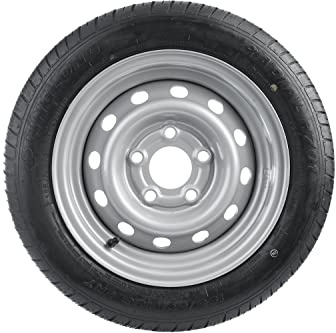 UNITRAILER Stützrad für Anhänger 10 Zoll mit Vollgummi Reifen, verstärktes Rad für Wohnwagen, Trailer, Rangierhilfe