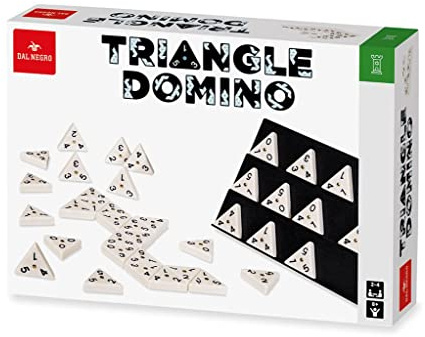 Dal Negro - Triangle Domino, gioco da tavolo con tessere, adatto per bambini 8+ e per tutta la famiglia, da 2 o più giocatori.