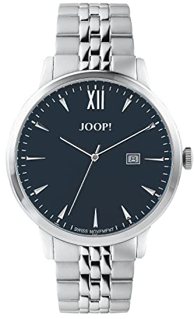 JOOP! Armbanduhr Herren Analog, mit Edelstahl Armband, Kommt in Uhren Geschenk Box