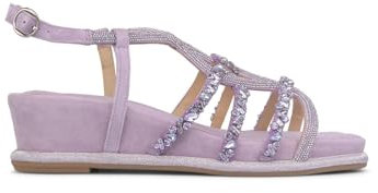 Alma en Pena. Keilabsatz für Damen., Flieder, 38 EU