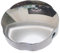 Amazleer Drehgriff Badewannenüberlauf Abdeckung Verchromter Aluminiumlegierung Drehknopf für Badewannen, Pop-Up Bedienknopf, Badewannen Abfluss Zubehör (1)