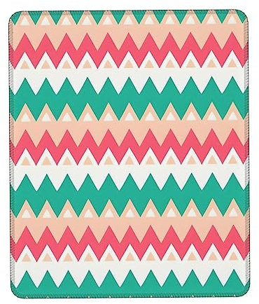 Colour Curve Ripple Chart Rubber Bottom Mouse Pad is Non Slip, Suitable for Wireless Mice On Office Desktop Computers and Laptops 7.9 X 9.5 in