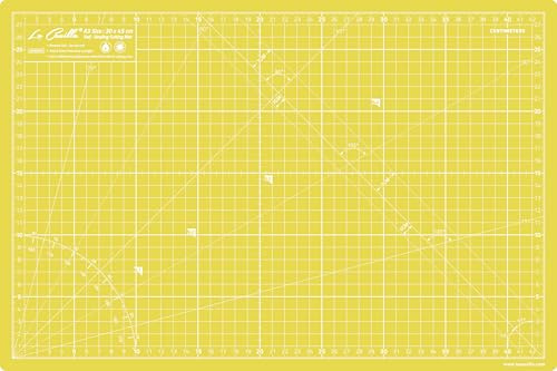 La Canilla Base de Corte A3 (Superficie 45x30 cm - 18x12”) Tapete Alfombrilla de Corte para Manualidades, Dibujo, Tabla Cutting Mat para Patchwork, Costura | Marcado en Centímetros y Pulgadas