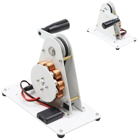 HENGJINGTR 50W Bärbar Handvev Motor Gear Generator Laddningssats, 1-36V Output Survival Power Bank Nöd-USB-laddare för resor, utforskning, camping