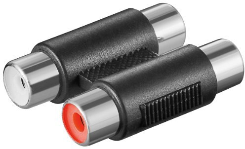 goobay 2er Set Adapter 2X Cinch Kupplung auf 2X Cinch Kupplung