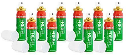 10x Fresh MINT BREATH SPRAY Antibacterial ALCOHOL FREE Bad Breath & Smokers 20ml