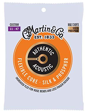 MARTIN MA130FX Corde SP Flexible Core - Silk & Phosphor Custom Light (11-47)