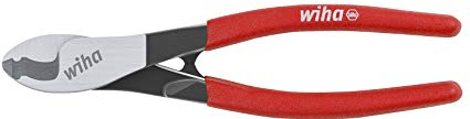 Wiha Alicates para Corte de Cables Classic Classic Cutting Edge., High Quality C 70 Tool Steel, Hardened. Ref Z50221001 WIH-43541 Black 210 mm