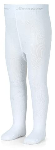 Sterntaler Baby Mädchen Strumpfhose Baby Kleinkind Strumpfhose Ajour - Babystrumpfhose, Kleinkindstrumpfhose - aus Baumwolle - weiß, 68