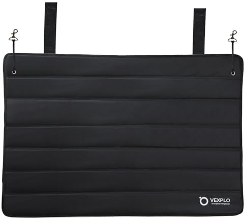 Verbreiterte Auto ladekantenschutz Kofferraum, 96 x 63 cm Faltbarer stoßstangenschutz Hund kofferraumschutz – Schützt Autos, SUVs und Vans vor Kratzern durch Hunde und schwere Lasten wie Rollstühle.