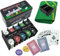 Poker Set für Pokerspiel. Robustes Kartenspiel und Pokerkoffer. Werde der Meister des Zufalls mit diesem Luxus Poker Set. Eleganz in jedem Blatt und Kontrolle bei jedem Einsatz.