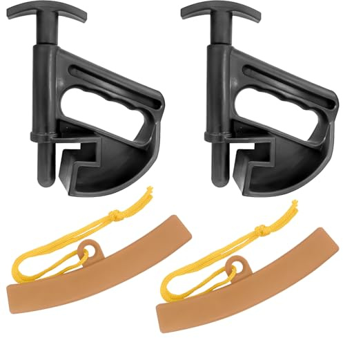LJZP 2 Set Tire Changer Tire Bead Clamp Drop Center Tool Universal Rim Clamp with Wheel Changing Rim Protector for Cars and Trucks