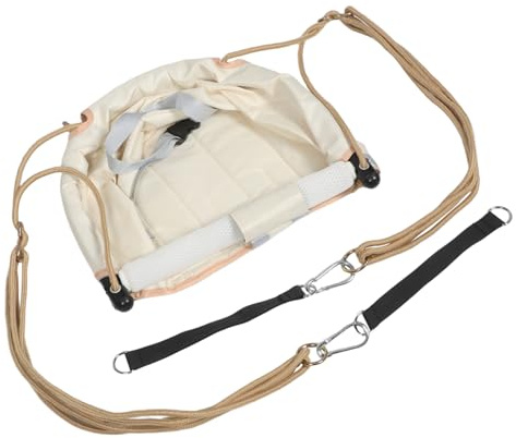 Abaodam Kleinkindschaukel für Drinnen und Draußen Verstellbar für Türrahmen Veranda und Garten Stabil mit Weichen Materialien für Babykomfort