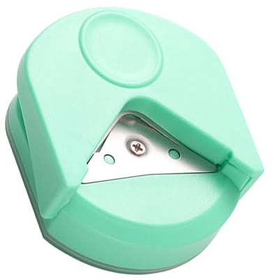Hörnavrundningsstans – Pappersfoto kantskärare | Robust manuellt verktyg med ergonomiskt grepp, klippbok kortframställningsstöd, kontorshandläggare, hantverksprojekthjälp för smidig rundad 6 x 5,5 x