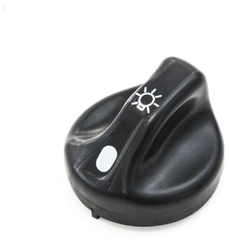 Scheinwerfer-Schalterknopf, ABS, schwarz, kompatibel mit Ford für F-150 1997-2004 Heritage, F-250/F-350/F-450/F-550 2001-2004, Expedition 1997-2002