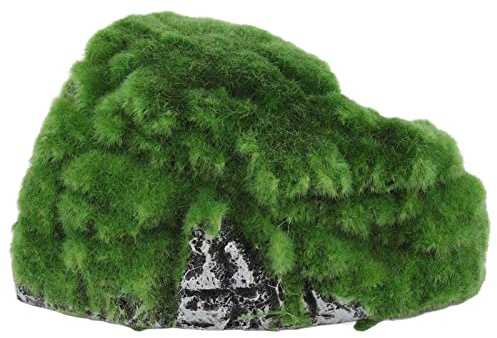 PUSOKEI Resin Reptil Hide Cave |Akvarium Dekoration för Akvarium, Blekningsbeständiga Reptiler Gömställe