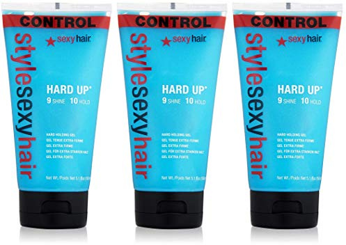 Style Sexy Hair Hard Up Gel, 5.1-Ounce Tubes (3 PK) by Sexy Hair