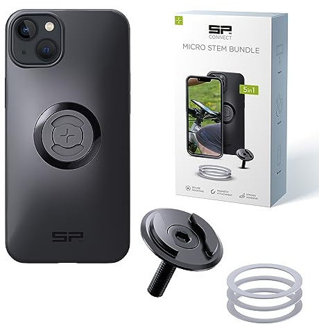 SP CONNECT Micro Stem Bundle | SPC+ | für iPhone 14 Plus Handy Halterung für den fahrradlenker | Smartphone Halterung Fahrrad | handyhalter