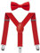 NANXJIUR Jungen Hosenträger Fliege Sets, Elastisch Y Gestalten mit Stark Clips Kinder Fliege Sets Baby Verstellbare Hosenträger für Kinder von 1-8 Jahre