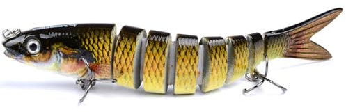 Angelzubehör Model B - Forellenköder Barsch Köder Hecht Gummifische Angeln Wobbler Bait Mehrgelenkiger Wobbler