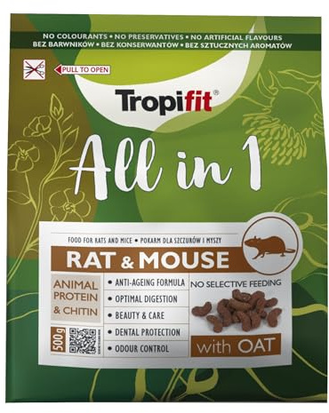All in 1 Rat & Mouse 500g - Nourriture pour Rats et Souris