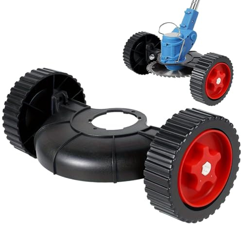 Weeding Wacker Wheel | Support auxiliaire à roues droites pour tondeuse – Roues auxiliaires sans fil pour accessoires de jardin