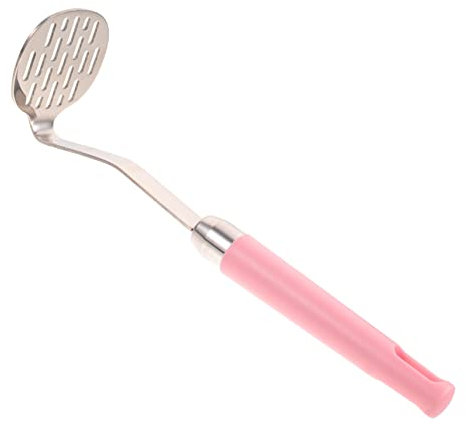 Cabilock Presse-purée en acier inoxydable 304 avec poignée ergonomique pour pommes de terre lisses, idéal pour écraser les pommes de terre et les légumes, essentiel de cuisine