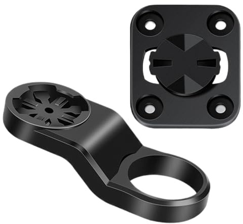 Xummpxuk Support de téléphone pour vélo, support de téléphone pour vélo – Pince ergonomique réglable en aluminium avec clip arrière pour la navigation tout-terrain VTT