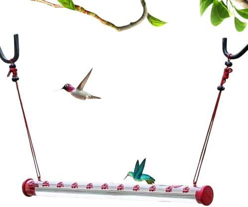 doyandader - Mangiatoia per | Dispenser per bevande e mangimi resistente alle intemperie per giardino, albero, balcone all'aperto
