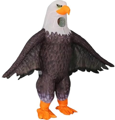 Zghhc Disfraz Inflable De Águila, Divertido Disfraz De Águila Inflable, Disfraz Inflable De Animal De Dibujos Animados, Disfraz De Águila De Cuerpo Completo para Celebración, Traje para Fiesta