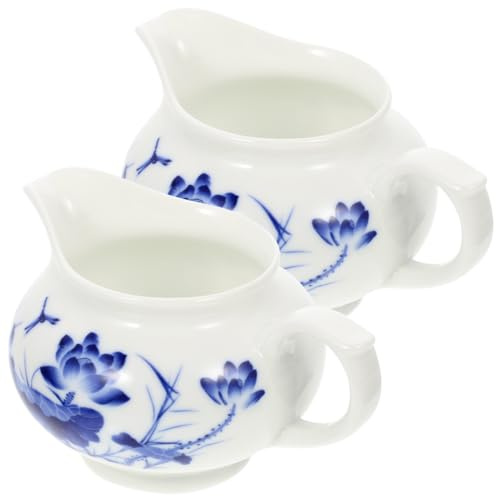 BAZEITFLOW Ceramic Gravy Boat Set 2 Pack 4.53X3.15X2.76In Porcelain Sauce Pitchers for Serving Meat Gravy Salad Dressings and Hot or Cold Sauces at Home Kitchen