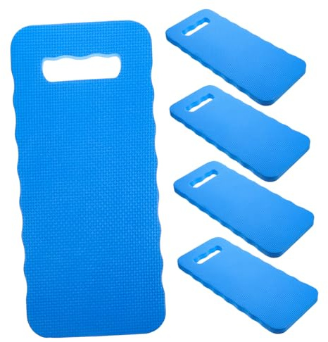 BESPORTBLE 4 Pezzi Tappetini Inginocchiarsi da Giardino in Eva Cuscinetti Protettivi per Ginocchia Morbidi e Resistenti per Lavori Esterni e Yoga Colore Casuale Colore Casuale